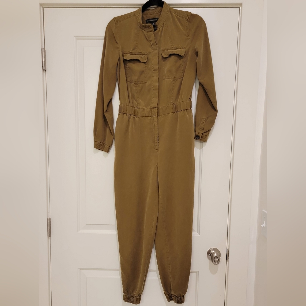 Banana Republic Flight Suit Utility Jumpsuit sz 2